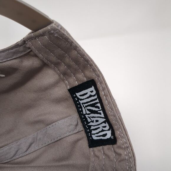 Overwatch Logo Snapback Hat Brown One Size Adjustable Blizzard Jinx - Picture 8 of 9